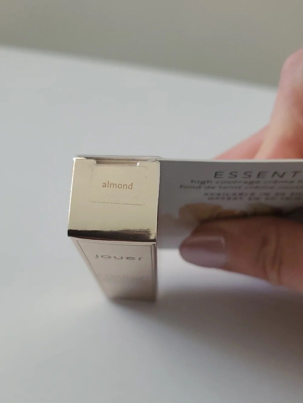Jouer Essential High Coverage Foundation In Almond-travel size